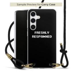 Carry Case Transparent Leather black/gold