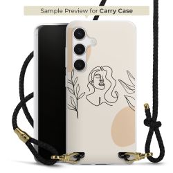 Carry Case Transparent Leather black/gold