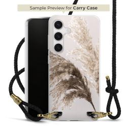 Carry Case Transparent Leder schwarz/gold