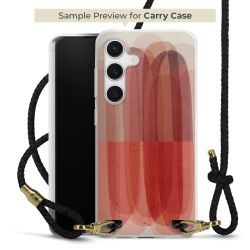 Carry Case Transparent Leather black/gold