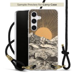 Carry Case Transparent Leather black/gold