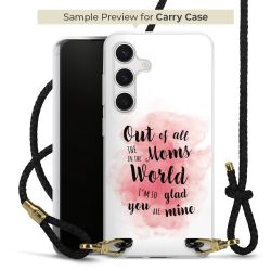 Carry Case Transparent Leather black/gold