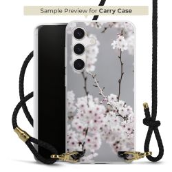 Carry Case Transparent Leder schwarz/gold