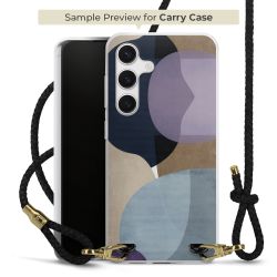 Carry Case Transparent Leather black/gold