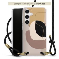 Carry Case Transparent Leather black/gold