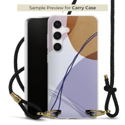 Carry Case Transparent Leather black/gold