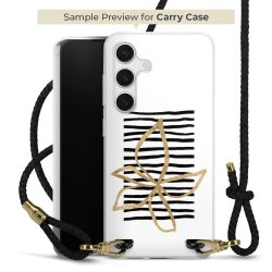 Carry Case Transparent Leather black/gold