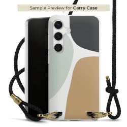 Carry Case Transparent Leather black/gold