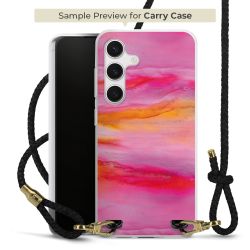 Carry Case Transparent Leather black/gold