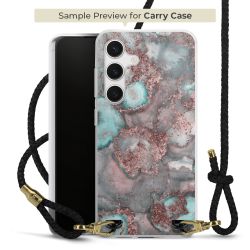 Carry Case Transparent Leather black/gold