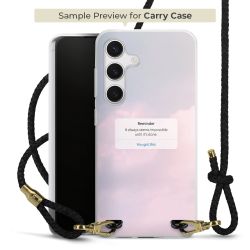 Carry Case Transparent Leather black/gold