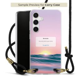 Carry Case Transparent Leather black/gold