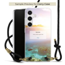 Carry Case Transparent Leather black/gold