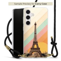 New Carry Case Transparent Leder schwarz/gold