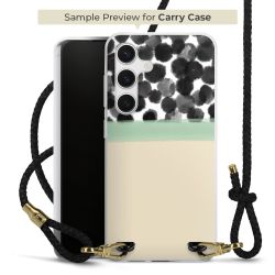 Carry Case Transparent Leather black/gold