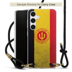 Carry Case Transparent Leather black/gold