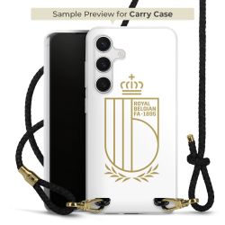 New Carry Case Transparent Leder schwarz/gold