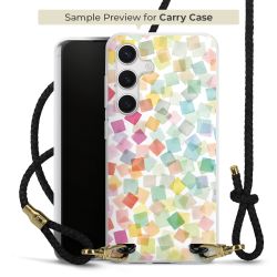 New Carry Case Transparent Leder schwarz/gold