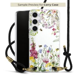 Carry Case Transparent Leather black/gold