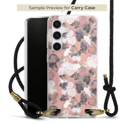 Carry Case Transparent Leather black/gold