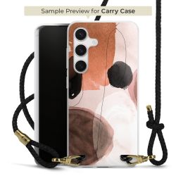 Carry Case Transparent Leather black/gold