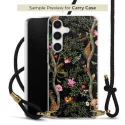 Carry Case Transparent Leather black/gold