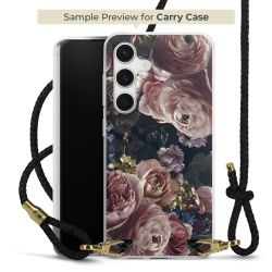 Carry Case Transparent Leather black/gold