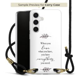 Carry Case Transparent Leather black/gold