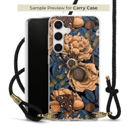 Carry Case Transparent Leather black/gold