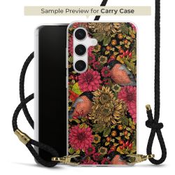 Carry Case Transparent Leather black/gold