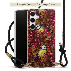 Carry Case Transparent Leather black/gold