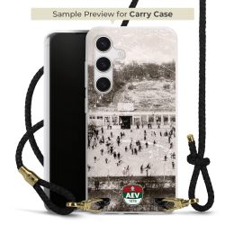 Carry Case Transparent Leather black/gold