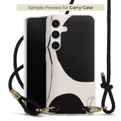 Carry Case Transparent Leather black/gold