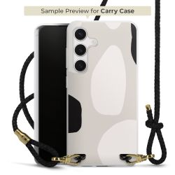 Carry Case Transparent Leather black/gold