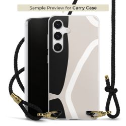 Carry Case Transparent Leather black/gold