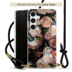 Carry Case Transparent Leather black/gold