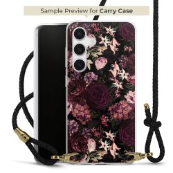 Carry Case Transparent Leather black/gold