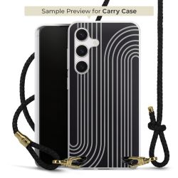 Carry Case Transparent Leather black/gold