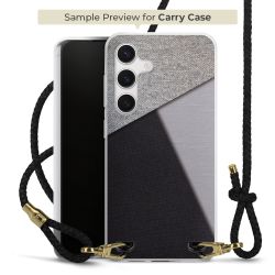 Carry Case Transparent Leather black/gold