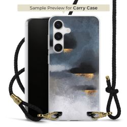 Carry Case Transparent Leather black/gold