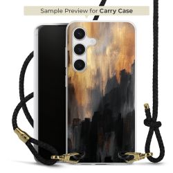 Carry Case Transparent Leather black/gold