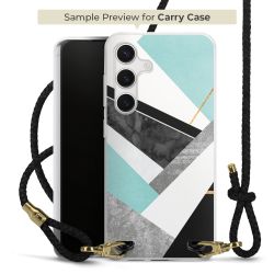 Carry Case Transparent Leather black/gold