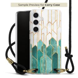 Carry Case Transparent Leather black/gold