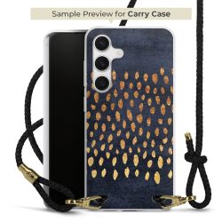 Carry Case Transparent Leather black/gold