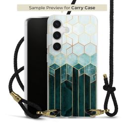 Carry Case Transparent Leather black/gold