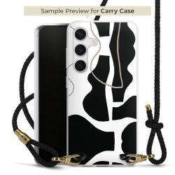 Carry Case Transparent Leather black/gold