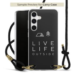 Carry Case Transparent Leather black/gold