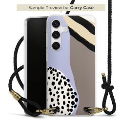 Carry Case Transparent Leather black/gold