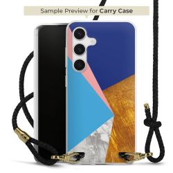 Carry Case Transparent Leather black/gold