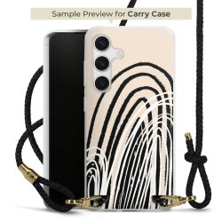 Carry Case Transparent Leather black/gold